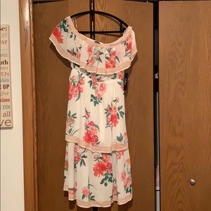 Off the shoulder dress